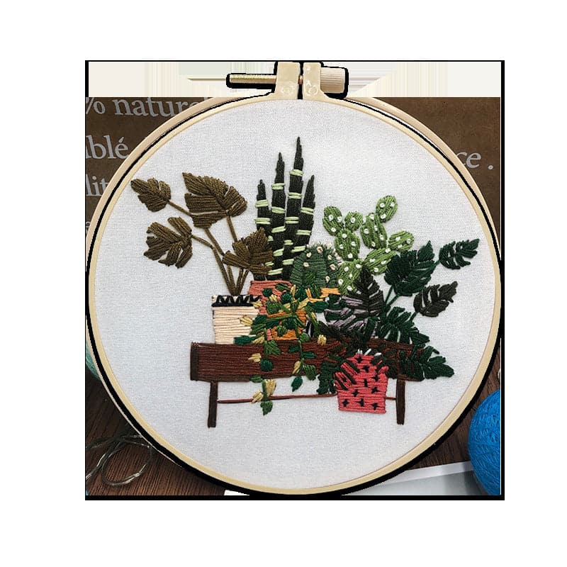 Plants-embroidery ktclubs.com