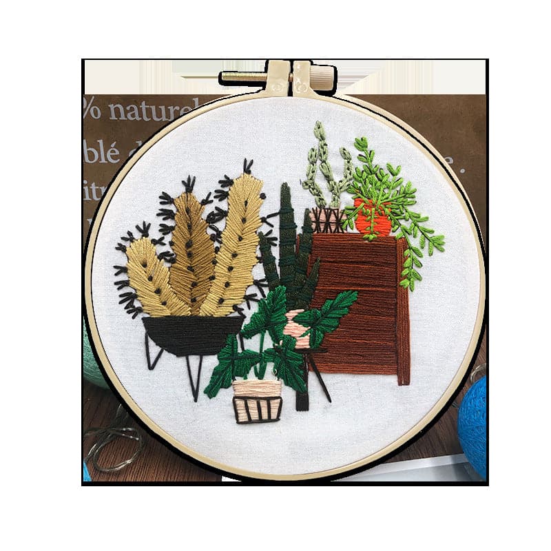 Plants-embroidery ktclubs.com