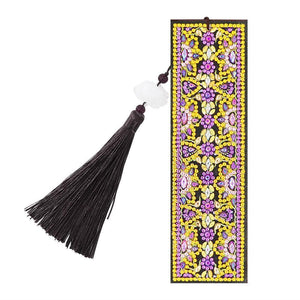 Purple Flower Leather Tassel ktclubs.com