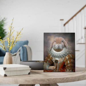 Queen Cat Dog Pet Renaissance Portrait Animal Portrait Canvas ktclubs.com