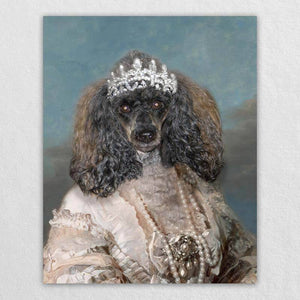 Queen Maria Pet Portrait Funny Cat and Dog Prints Pet Paintings ktclubs.com