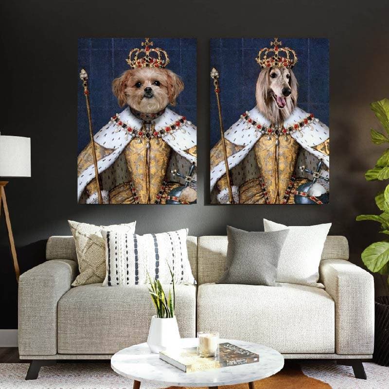 Queen Regal Painting of Pets Custom Pet Art ktclubs.com