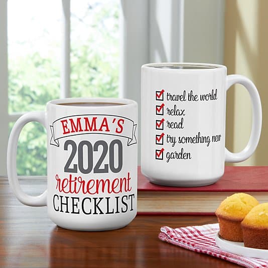 Retirement Checklist Mug ktclubs.com