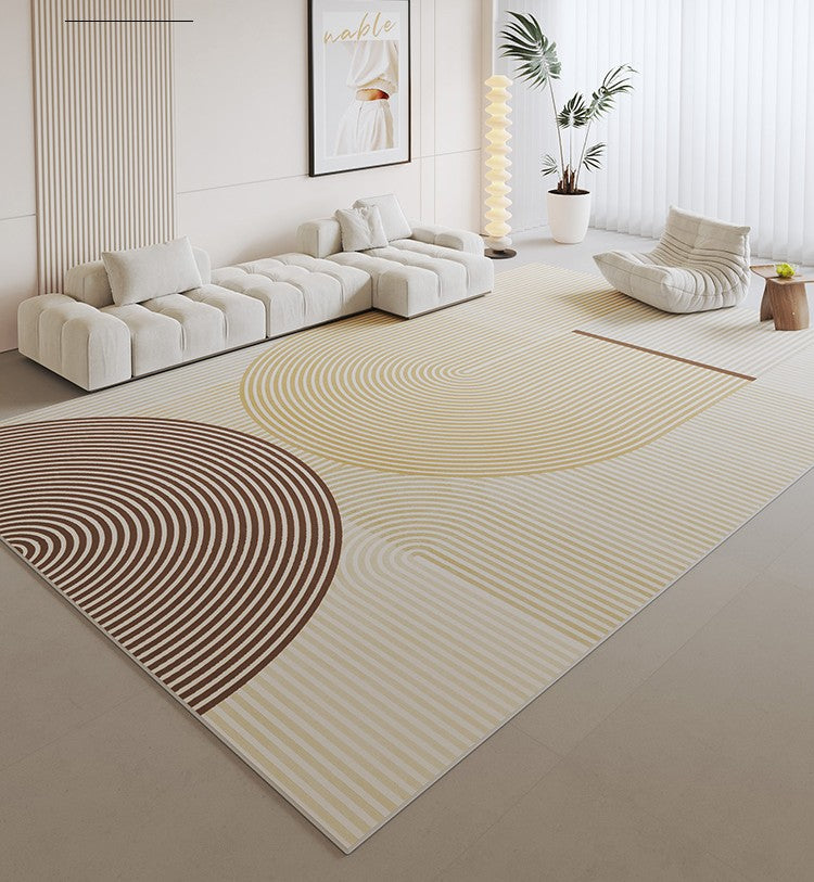 Modern Living Room Rug Placement Ideas, Modern Geometric Carpets for Office, Bedroom Modern Area Rugs, Modern Area Rugs under Dining Room Table