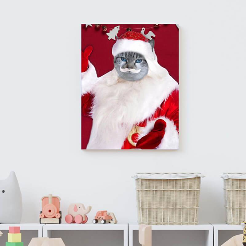 Santa Pet Christmas Portraits Best Pet Art ktclubs.com