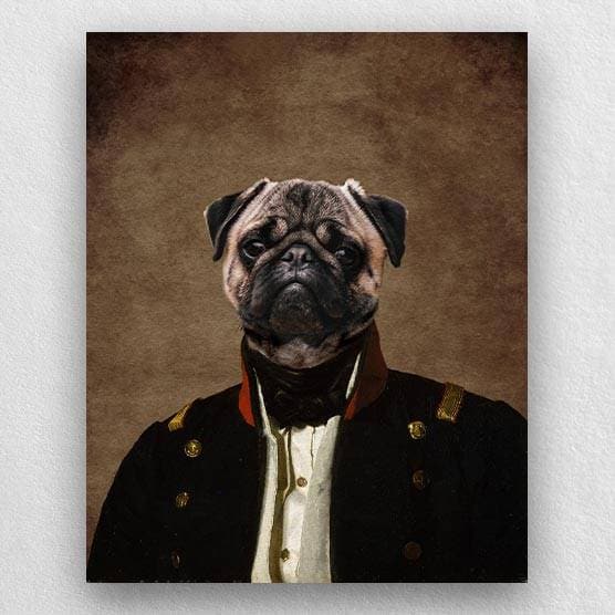 Seaman Uniform Custom Pet Portraits Paintings ktclubs.com