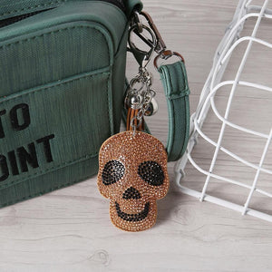 Skull Full Drill Special Shaped Diamond Keychain ktclubs.com