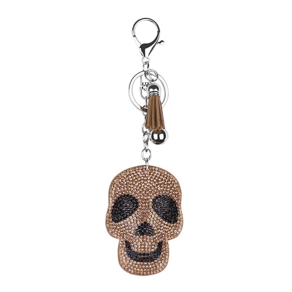 Skull Full Drill Special Shaped Diamond Keychain ktclubs.com