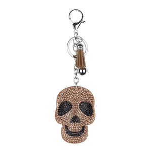 Skull Full Drill Special Shaped Diamond Keychain ktclubs.com