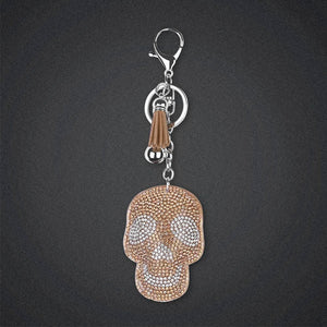 Skull Full Drill Special Shaped Diamond  Keychain ktclubs.com