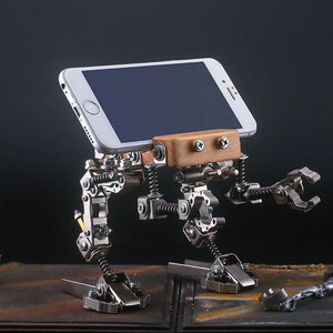 Small robot phone holder-3D assembled mechanical model ktclubs.com