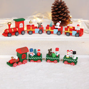 "Snowman driving a train"-Ornaments ktclubs.com