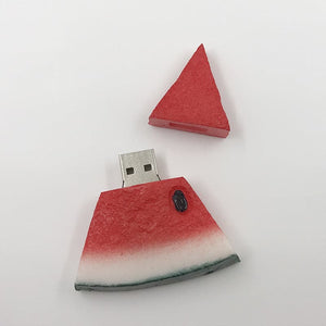 Soft rubber watermelon -USB flash drive ktclubs.com