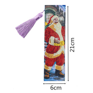 Special Shaped DIY Cartoon Diamond Painting Bookmark (Santa Claus AA264) ktclubs.com