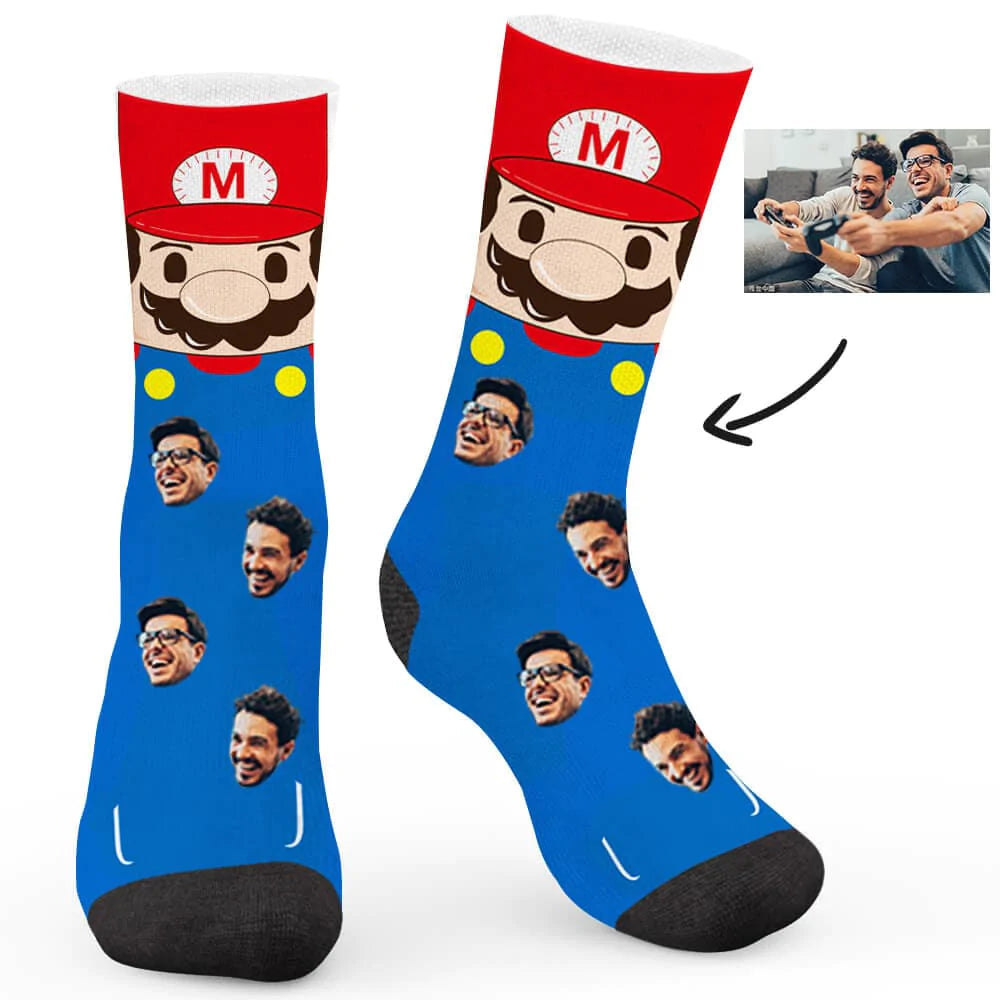 Super Mario Custom Socks ktclubs.com