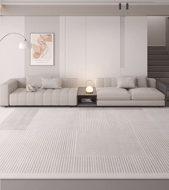 Abstract Contemporary Rugs for Bedroom, Grey Modern Rugs under Sofa, Large Modern Rugs in Living Room, Dining Room Floor Rugs, Modern Rugs for Office