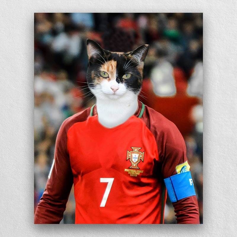 The Famous Soccer Star Canvas Prints Of Your Pets ktclubs.com