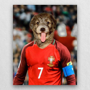 The Famous Soccer Star Canvas Prints Of Your Pets ktclubs.com