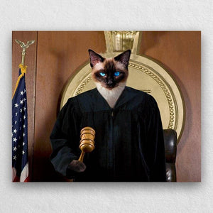 The Judge Of Justice Pet Portrait Art ktclubs.com