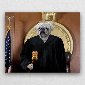 The Judge Of Justice Pet Portrait Art ktclubs.com