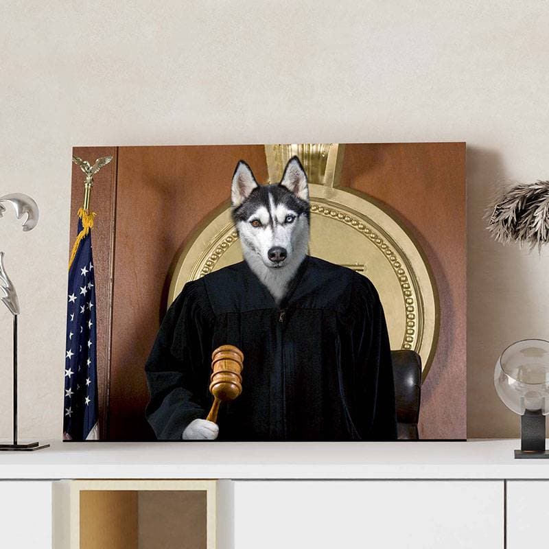 The Judge Of Justice Pet Portrait Art ktclubs.com