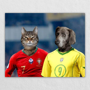 The Meeting Soccer Star Cats Or Dogs In Paintings ktclubs.com