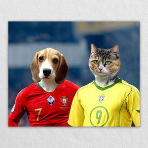 The Meeting Soccer Star Cats Or Dogs In Paintings ktclubs.com