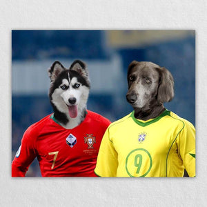 The Meeting Soccer Star Cats Or Dogs In Paintings ktclubs.com