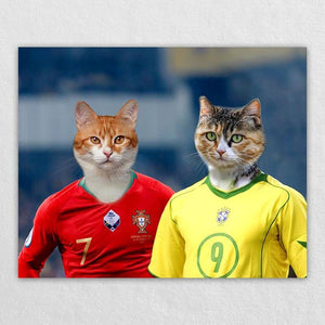 The Meeting Soccer Star Cats Or Dogs In Paintings ktclubs.com