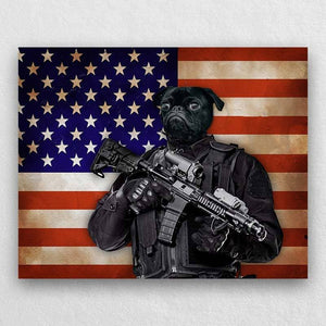 The U.S. Military Soldier Portrait Of Your Pet ktclubs.com