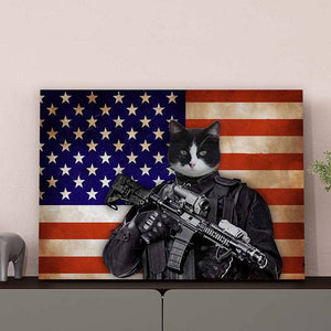 The U.S. Military Soldier Portrait Of Your Pet ktclubs.com