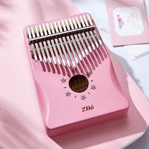 Thumb piano pink 17-note kalimba five-finger piano musical instrument ktclubs.com