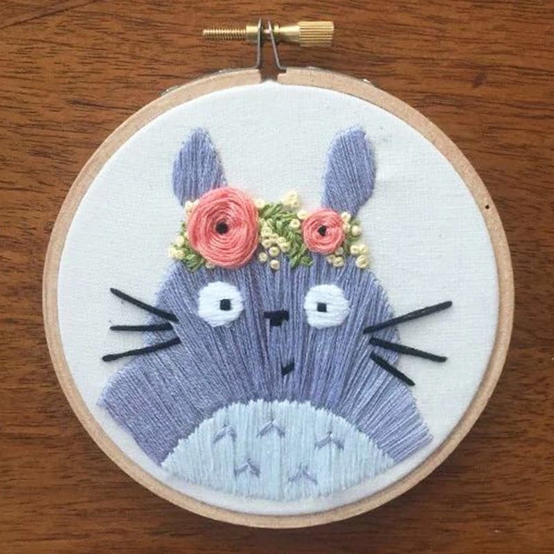 Totoro - Embroidery ktclubs.com