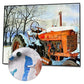 Tractor-Paint By Numbers 50*40cm ktclubs.com