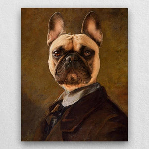 Traditional Dog Portrait Pet Painting Canvas ktclubs.com