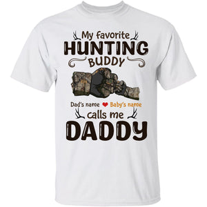 My Favorite Hunting Buddy Calls Me Daddy Shirt-Macorner