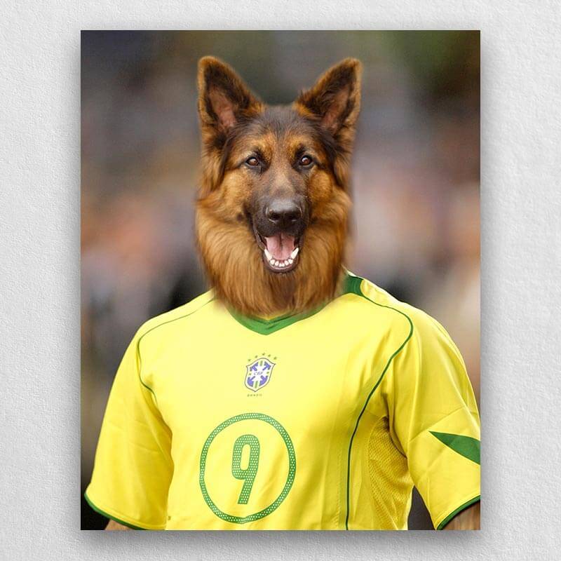 Turn Pet Drawing Into A Famous Soccer Player Portraits ktclubs.com