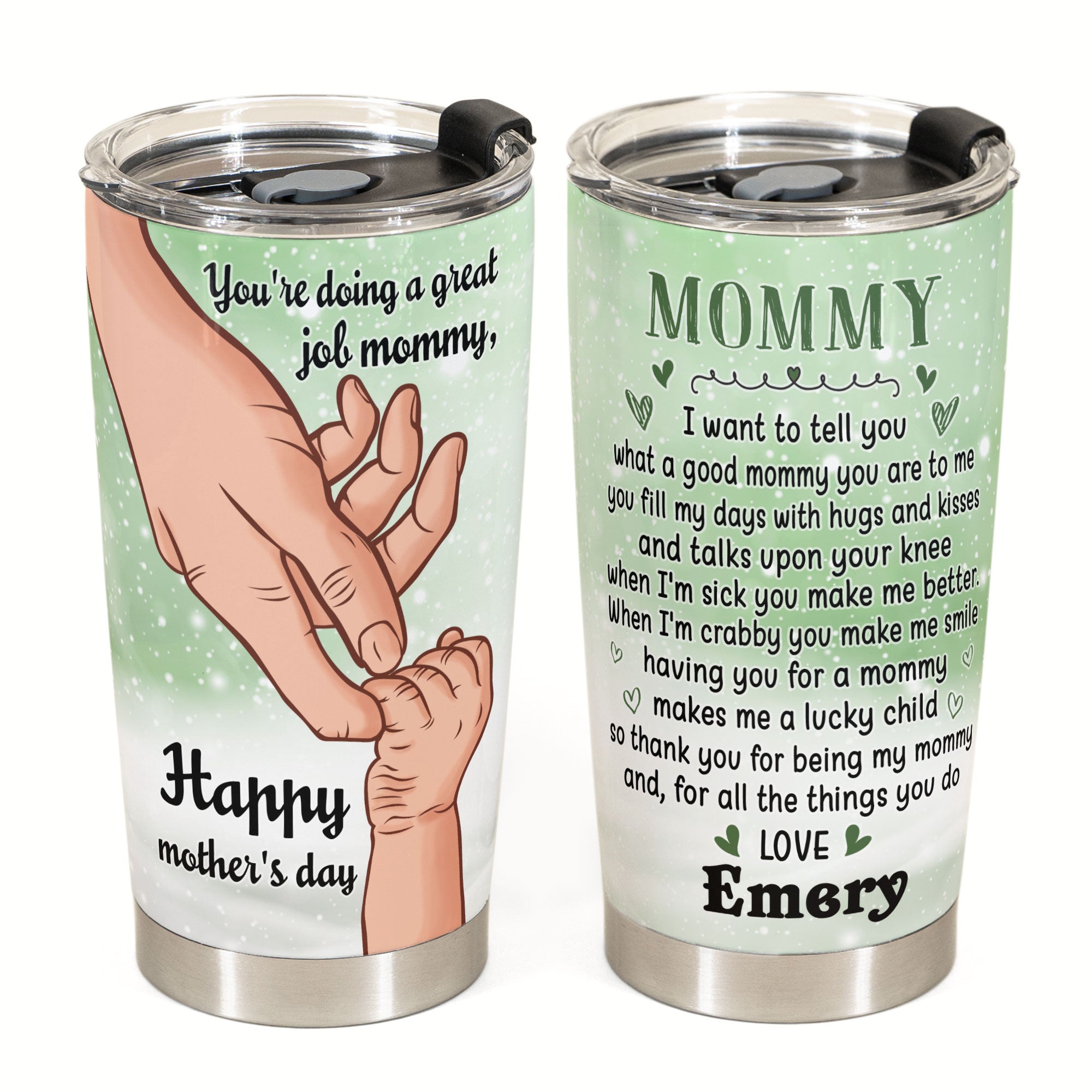 What A Good Mommy You Are - Personalized Tumbler Cup - Gift For Mom