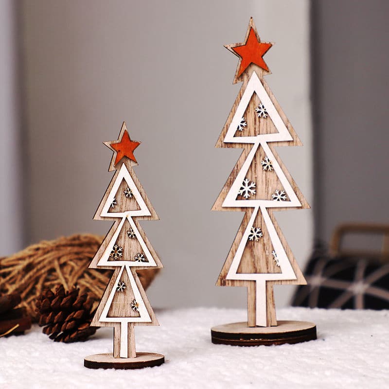 Wooden Christmas Tree-Ornaments ktclubs.com