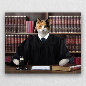 Your Pet In A Knowledgeable Judge Robe Painting ktclubs.com