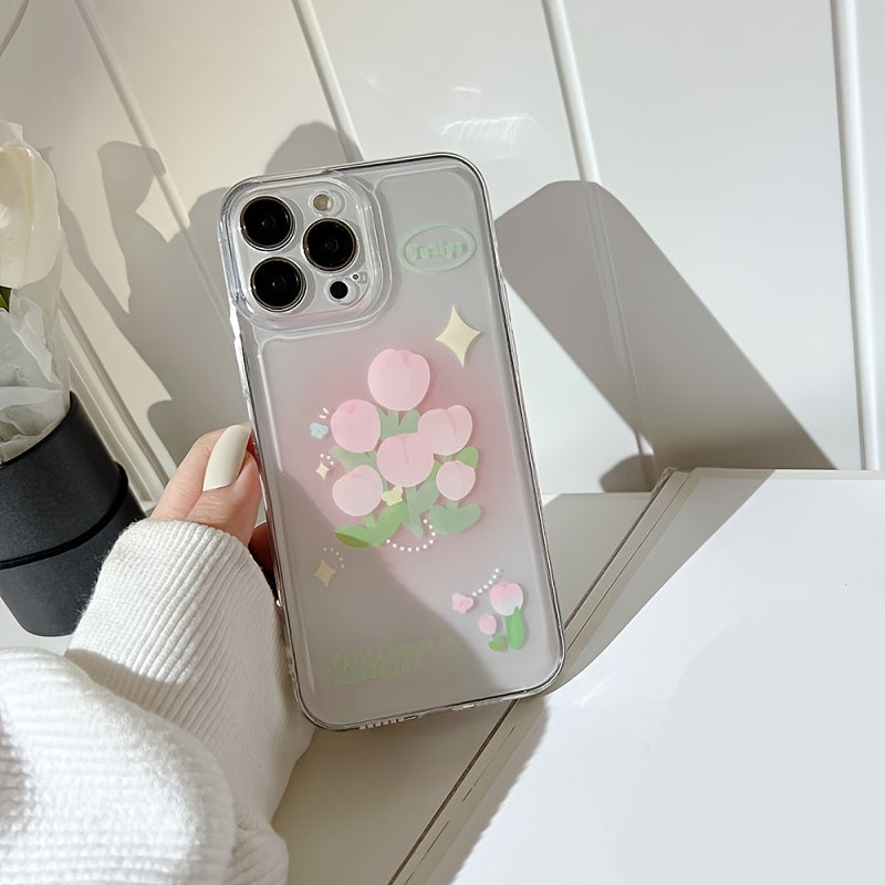 Pink Flower Tulip Phone Case