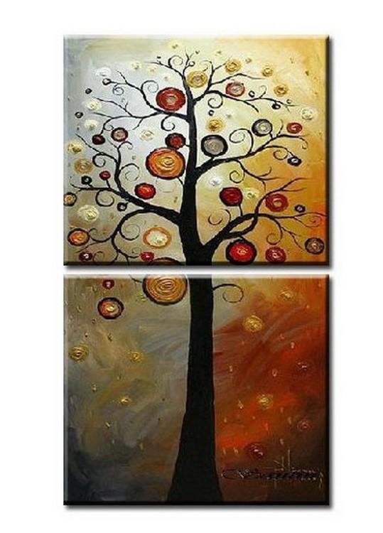 Colorful Tree, Heavy Texture Art, Abstract Art Painting, Wall Art, Wall Hanging, Hand Painted Art, Tree of Life Painting