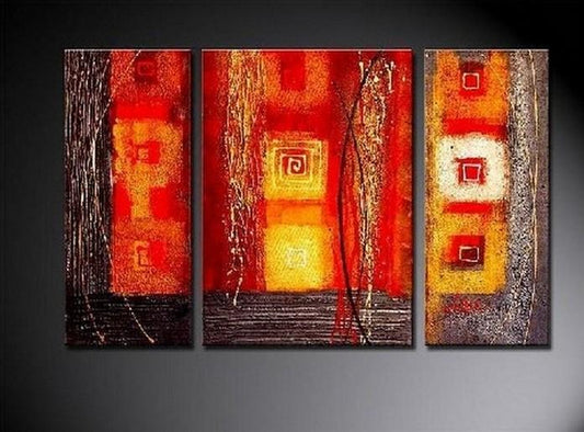 Red Abstract Painting, Bedroom Wall Art, Large Painting, Living Room Wall Art, Modern Art, Abstract Painting, Art on Canvas