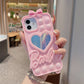 Heart Shape Mirror Silicone Phone Case