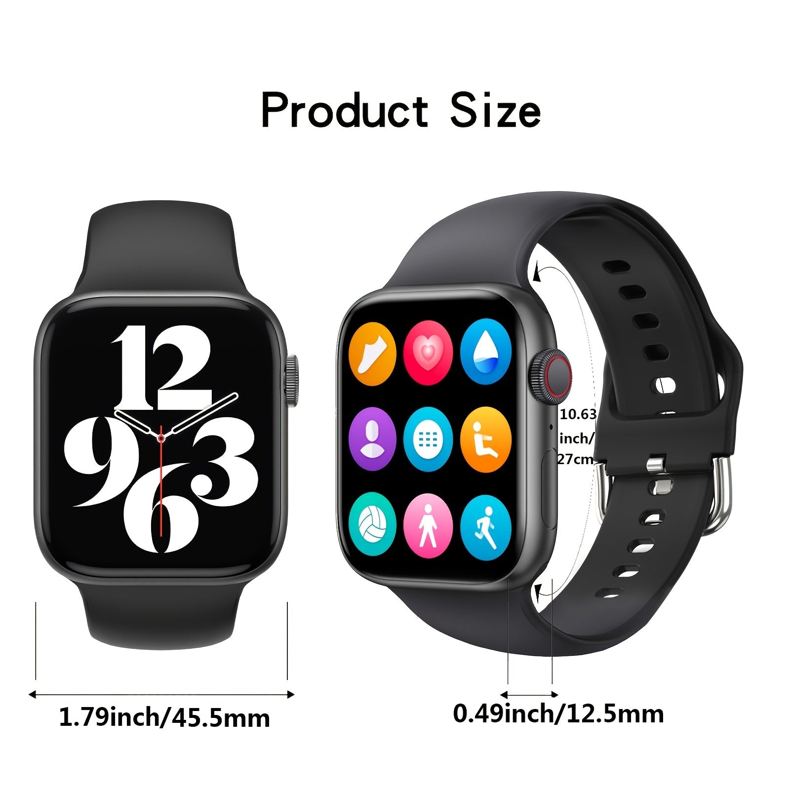 Smart Watch, IP67 Waterproof Fitness Tracker For Android And IOS Phones With Heart Rate Sleep Tracking,many Sport Modes,Blood Oxygen,Fitness Watch For Women Men