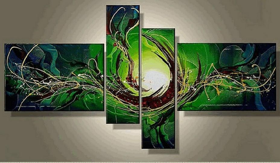 Large Wall Art Ideas for Bedroom, Simple Abstract Art, Abstract Painting on Canvas, 4 Piece Wall Art, Canvas Painting, Hand Painted Art on Canvas