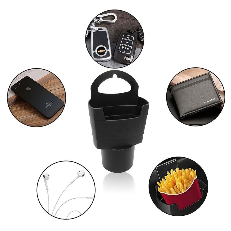 Car French Fries Cup Holder, Ketchup Tray Box Car Key Wallet Mobile Phone Holder, Multifunctional Storage Box Car Accessaries