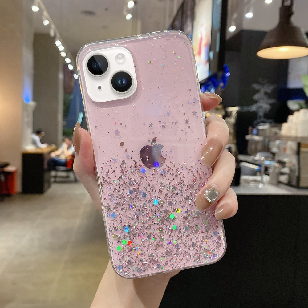 Epoxy Starry Sky Glitter Powder Phone Case