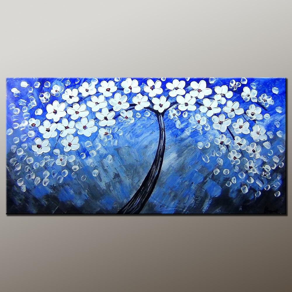 Flower Art, Acrylic Painting, Heavy Texture Painting, Abstract Art Painting, Canvas Wall Art, Bedroom Wall Art, Canvas Art, Modern Art, Contemporary Art