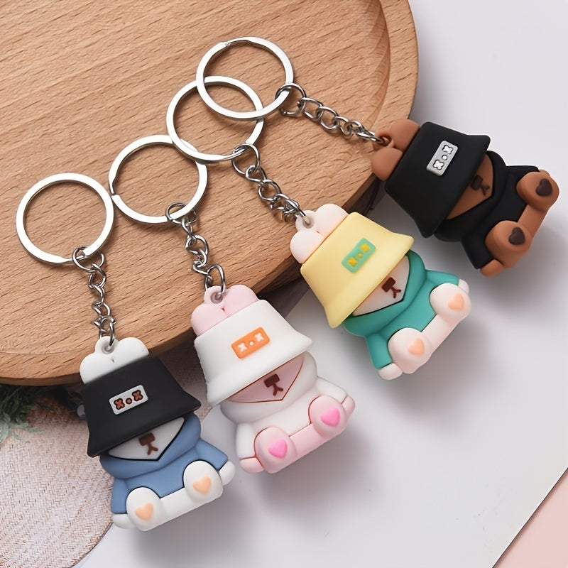 Cute Cartoon Bunny Rabbit Car Key Chain Pendant